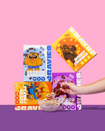 Protein cereals 🥣 Packaging design box brand design brand identity branding breakfast cereal cereal box cereal packaging choco corn flakes fmcg fmcg packaging food food packaging health honey packaging packaging design peanut