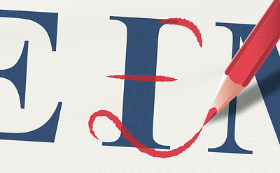 Airline ticket name-change fiasco (Which? Travel) conceptual correct illustration letter pencil type