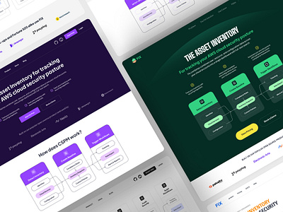 FIX Security Website Design - Hero Sections animation b2b branding cloudsecurity datavisualization design designer figma framer graphic design hero interaction jitter minimal motion graphics productdesign saas ui uiux webdesign