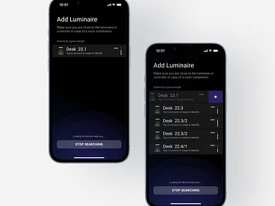 Add Luminaire with BT prototype