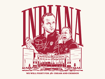 Darian DeVries, Indiana Basketball assembly hall basketball coach college illustration indiana