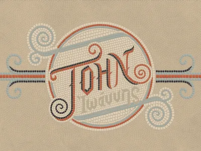 JOHN Series Mosaic bible branding church series gospel of john greek hebrew illustration john mosaic tile tiling