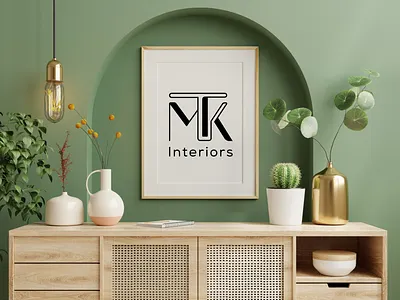 MTK Interiors – Modern & Minimal Logo Design amazing logo design creative logo design interior design logo interior studio branding minimal logo modern interior logo monogram logo mtk interiors mtk logo mtk logo design simple logo design