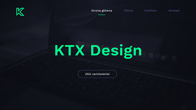 Conceptual home page ktx www design