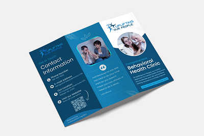 Behavioral Health Clinic – Professional Brochure Design behavioral health branding identity creative layout health wellness healthcare brochure medical design mental health design professional brochure therapy clinic wellness branding
