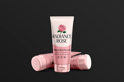 Face Wash Tube Label & Packaging Design beauty branding business business identity cosmetic label label design makeup marketing moisturizer pack package packaging plastic skin care tube label