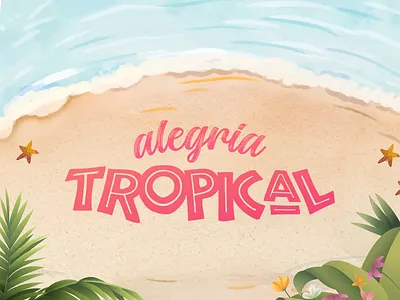 Alegria Tropical logo summer