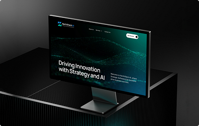 NorthStack AI Branding & Web for a Future-Ready AI Company aibranding brandidentity branding brandingmockup design desktopmockup futuristicdesign graphic design logo minimalbranding modernbranding motion graphics productdesign techbranding typography uiinspiration uxuidesign visualidentity webmockup