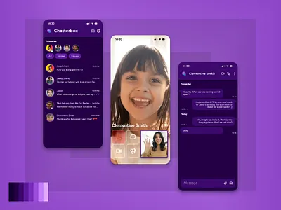 DailyUI #13 - Chat app challenge chat dailyui mobile