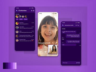 DailyUI #13 - Chat app challenge chat dailyui mobile