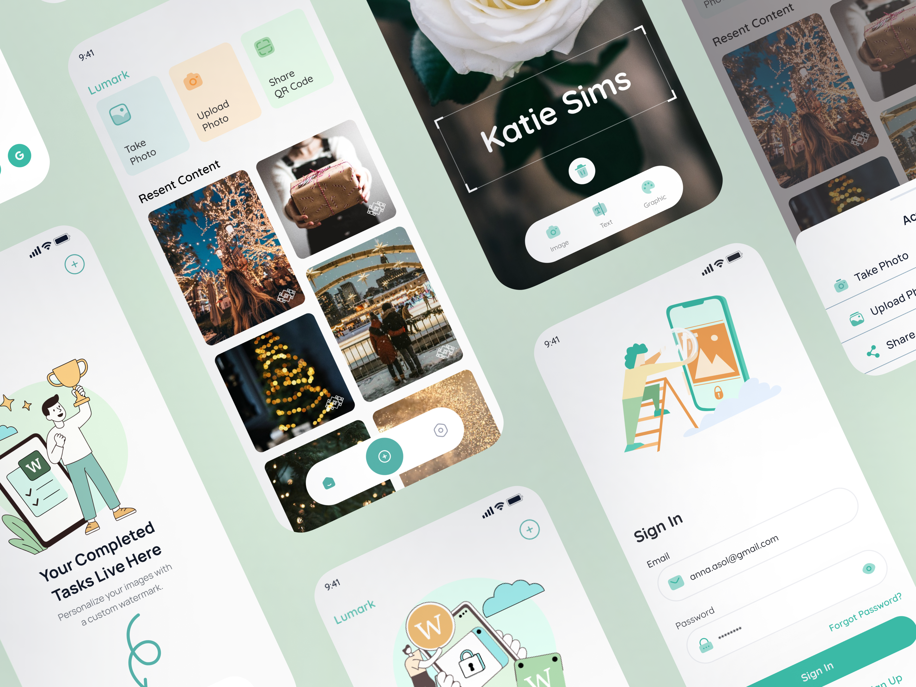 UI/UX Design Mobile App Design Photo Editing & Watermark App ai app store design editor editting app empty state figma folder gallery illustration image editing iosapp lifeestyle mobile app design mobile ui photo app protection startup uiuxdesign watermark