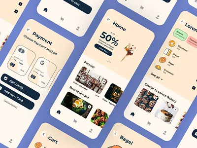 Bakery App — UI/UX Case Study app bakery branding graphic design icon logo ui ux