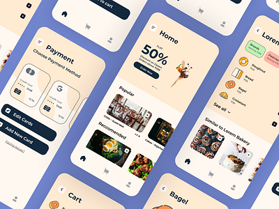 Bakery App — UI/UX Case Study app bakery branding graphic design icon logo ui ux