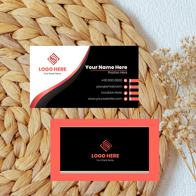 Name Card Design Template branding business card card customizable design editable graphic design illustration modern modern design name card official card original file personal card print print ready unique unique design vector visiting card