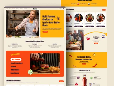 Foods Landing Page Design branding client work delivery app ecommerce food food food delivery food startup food website homepage design interaction modern ui online restaurant website design