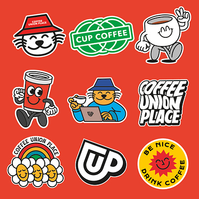 Coffee Union Place Branding branding graphic design logo