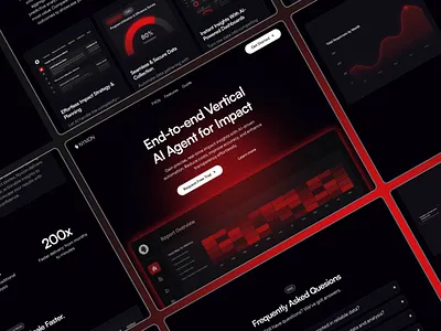 Nyxion | SaaS landing page website design framer framer website saas landing page saas website ui webdesign website design