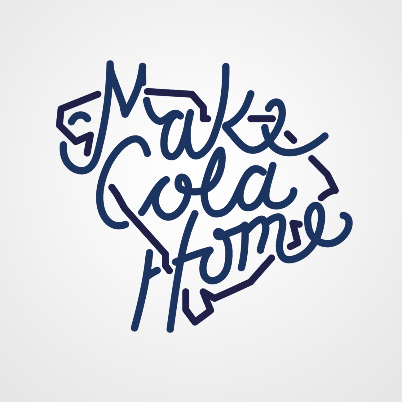 Make Cola Home Logo Animation animation branding capital cola columbia gif home logo logo animation loop pride sc south carolina vector