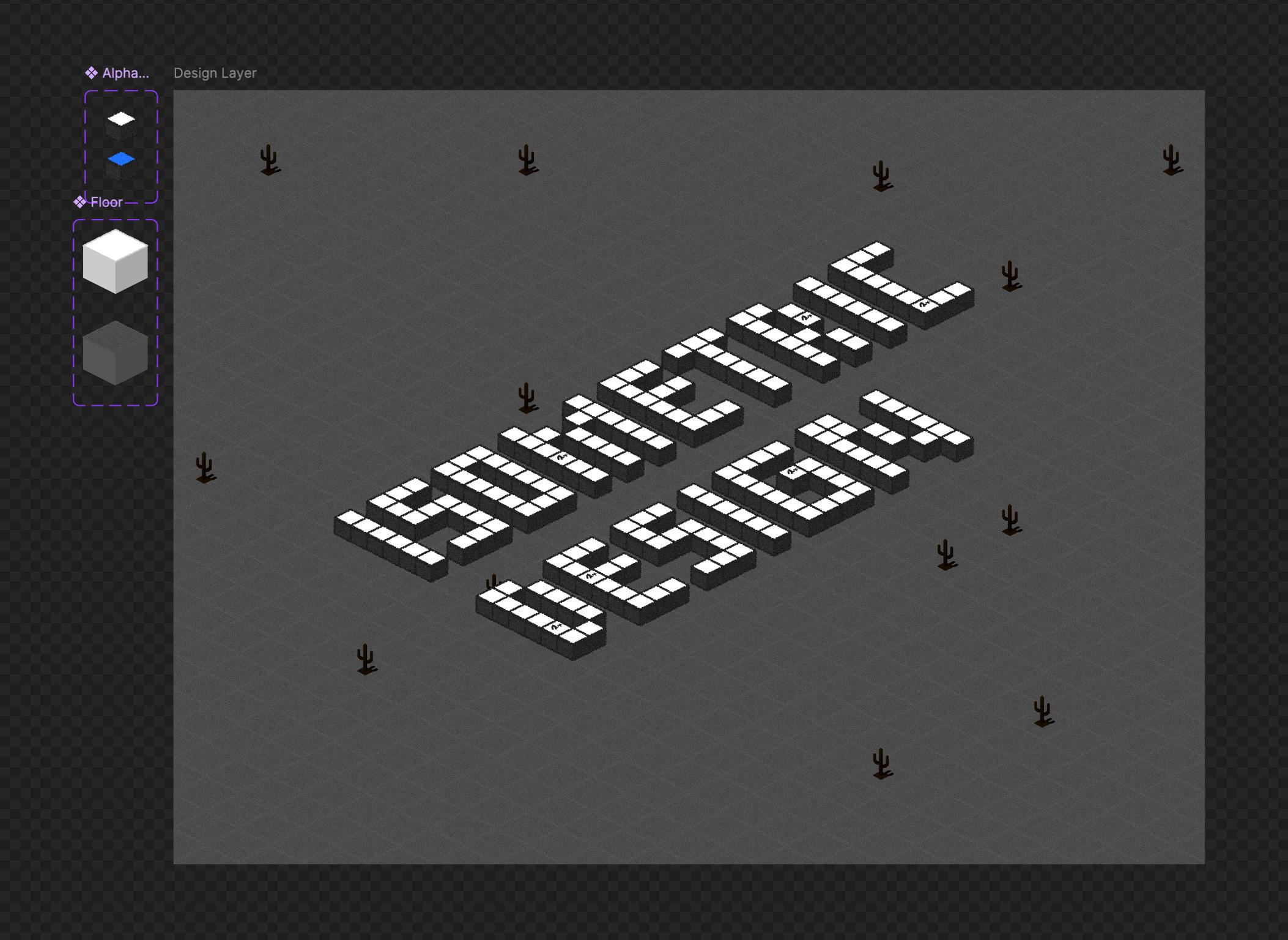 Isometric Pixel Art in Figma by hammad hanif on Dribbble