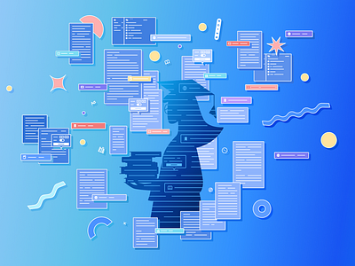 Essayist Back To School 2025 AppStore Event abstract app apple appstore back books essayist event flat illustration girl illustration illustrator school student university