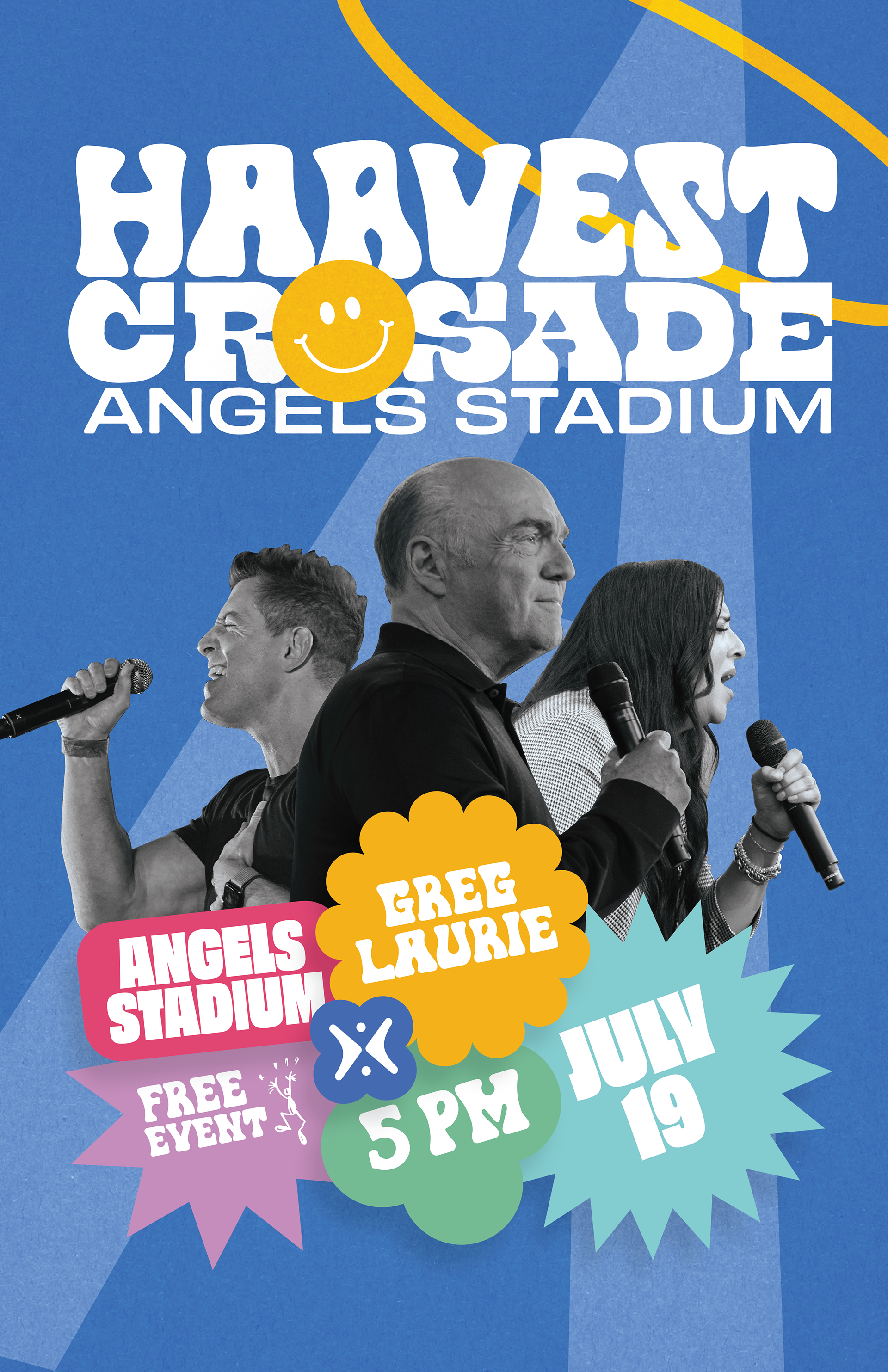 Example of Harvest Crusade Event Branding