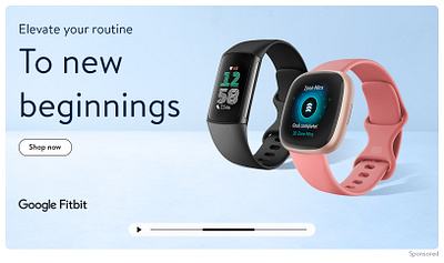 Google Fitbit graphic design