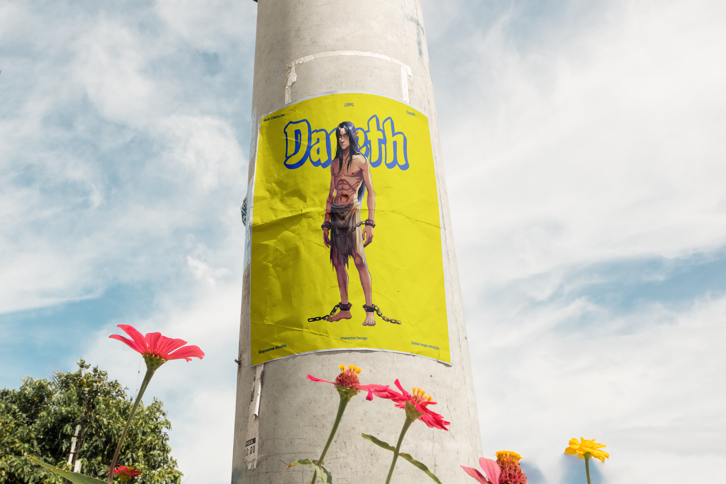 Dareth | LitRPG Character Design 2d anime board games book cover book illustration branding character design concept art design dnd dnd art fantasy art graphic design illustration litrpg logo rpg ui