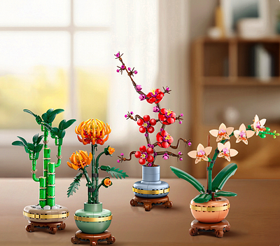 Lego Botanicals graphic design