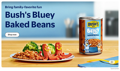 Blue x Bush's graphic design
