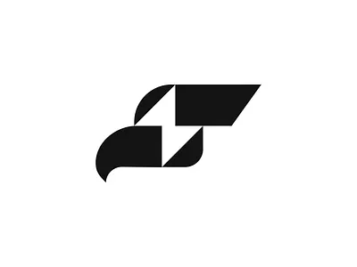 swift hawk bird bird head bird logo bolt electric falcon logo fast hawk hawk logo head logo logo design s logo speed swift