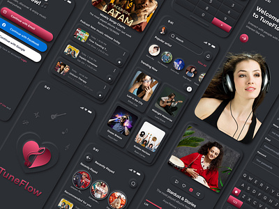 Music Mobile App neumorphic UI Design apps branding clean design enter code input box input field keyboards log in login page mobile ui music music app music player neumorphic neumorphism security code signin ui uiux