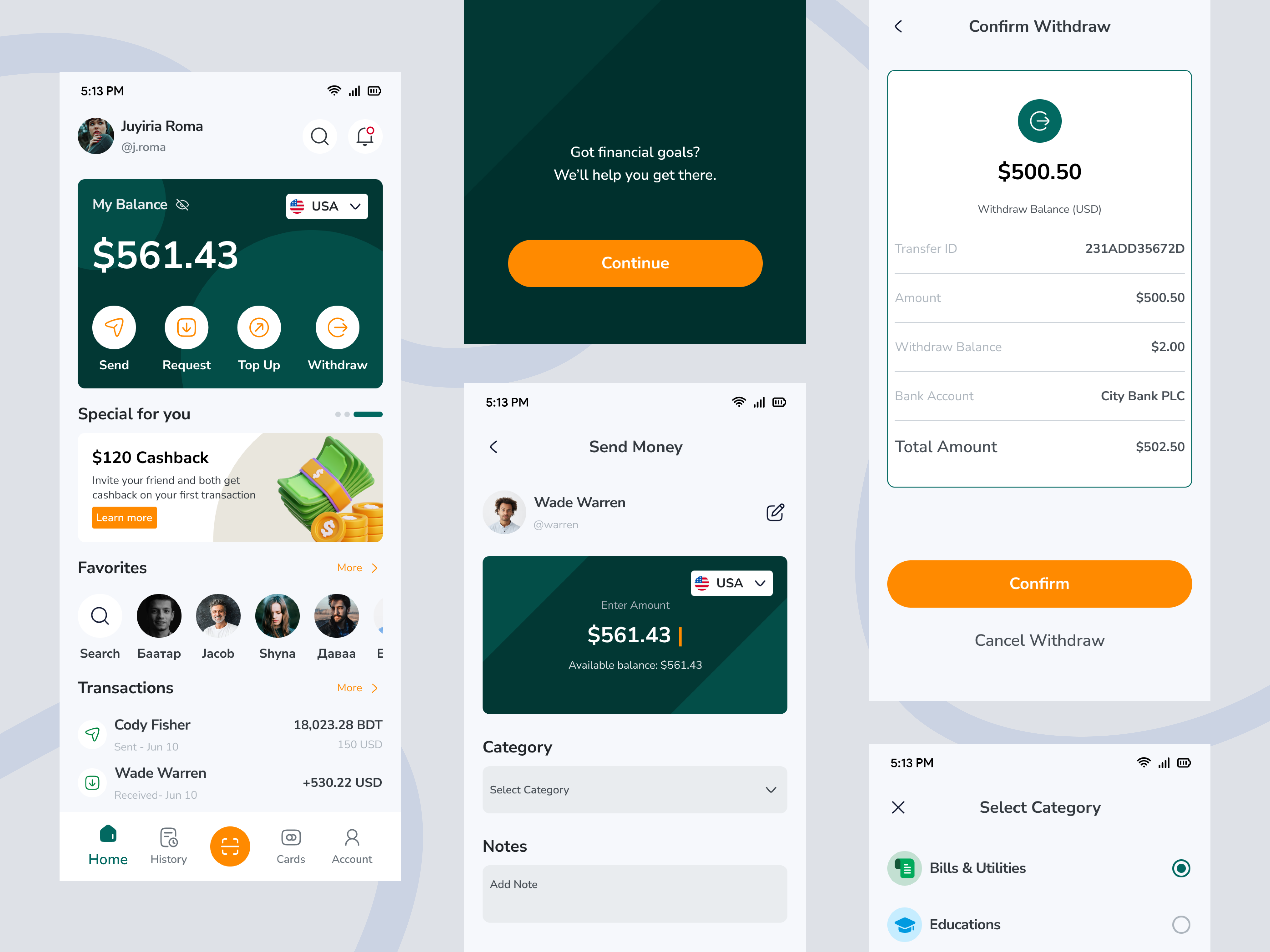 Quick Pay | MFS | Send & Receive Money Instantly app design banking app clean ui digital wallet finance app financial technology fintech free transactions minimal design mobile app money transfer payment app quickpay ui design ux design
