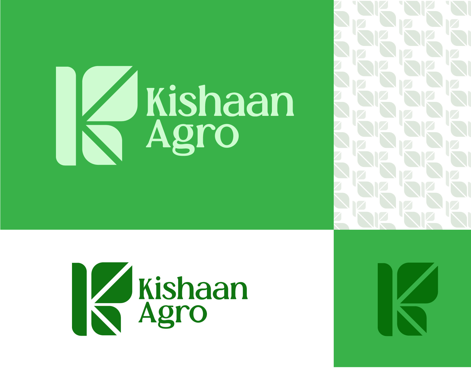Logo for Kishaan Agro Limited. agro branding design graphic design illustration itzila.com kishaan kishaan agro logo mdrahat467 organic