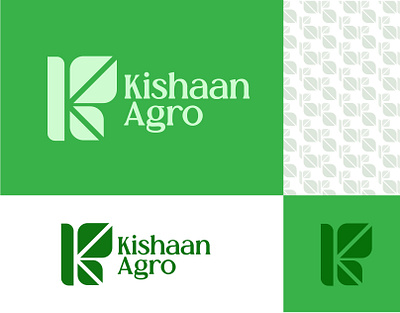 Logo for Kishaan Agro Limited. agro branding design graphic design illustration itzila.com kishaan kishaan agro logo mdrahat467 organic