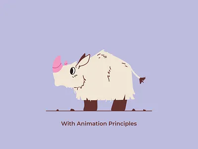 2 Jumping Giants - Drama and Depressed 2d animation design dramatic furry graphic design heavy illustration jump madewithsvgator motion graphics principles rhino rhinoceros vector wool wooly rhino