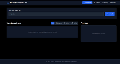 I Will Build Professional MP3 MP4 Downloader with TikTok Splitte content creator tool mp3 downloader mp4 downloader tiktok splitter video downloader video editor