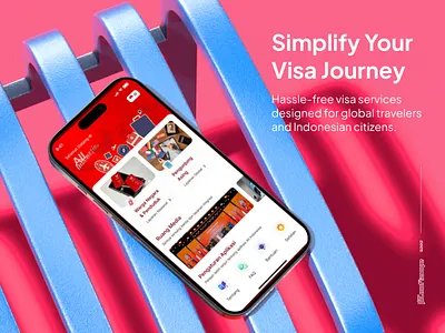 Simplify Your Visa Journey (M-Paspor to All Indonesia) allindonesiaapp allindonesiaimigrasi clean design m passpor mobile app mobile design mobile design app passport app redesign m paspor indonesia ui design uiux design visa app wni visa app