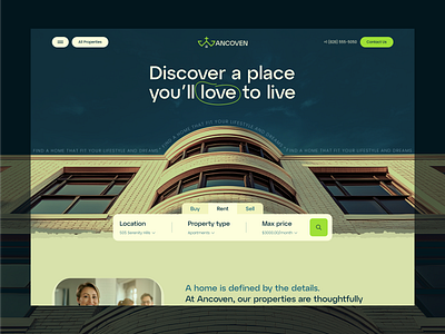 Real Estate Website • Hero Section graphic design header design hero section hero ui house buying luxury property website property property website real estate real estate agency real estate landing page real estate ux real estate website ui ui ux web app web design website design wingly