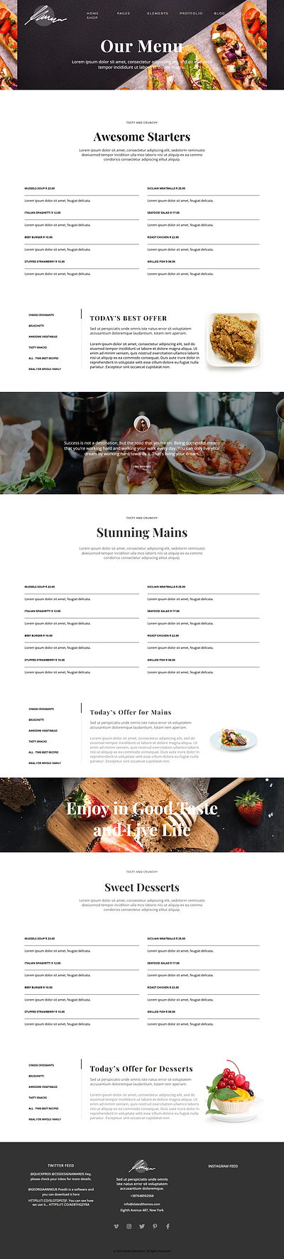 GoHighLevel Website For A Resturant animation branding design gohighlevel landing page ui website website development