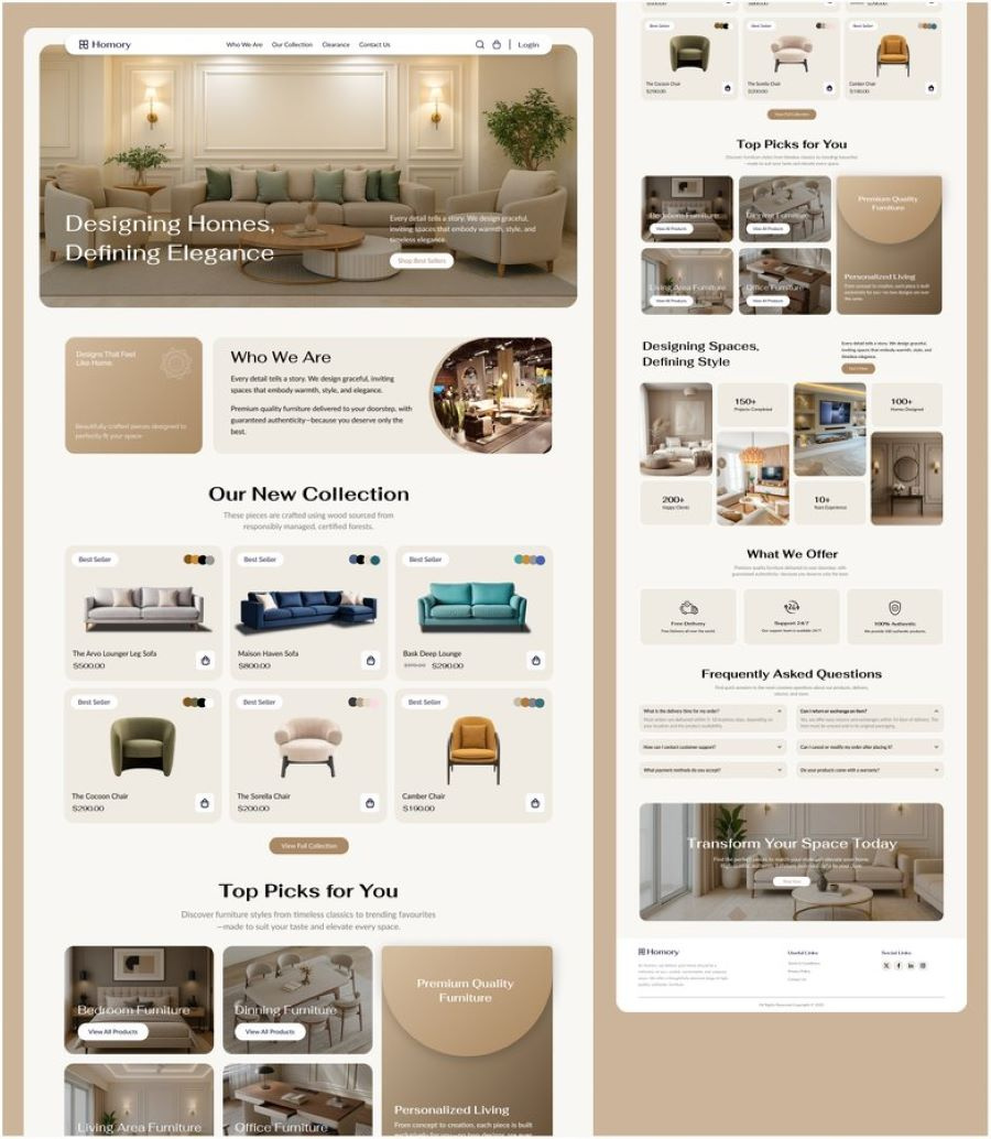 Example of Creative & Responsive Website Design