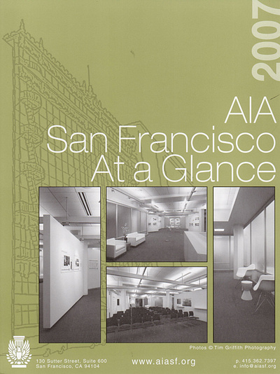 AIASF Brochure design graphic design