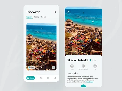 Globe Explorer : Travel App UI ui