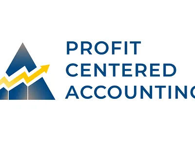 Profit Centered Accounting logo clean design