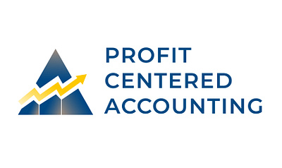 Profit Centered Accounting logo clean design