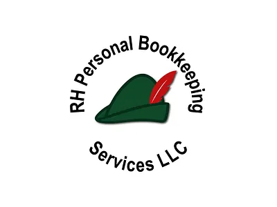 RH Personal Bookkeeping serrvices company logo vector graphics