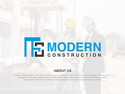 Construction Logo, Real Estate Logo and Brand Identity architecture logo brand identity branding construction branding construction company construction logo corporate graphic design home logo house logo logo logo design logo designer logo folio mc letter logo property logo real estate branding real estate logo tech logo visual identity