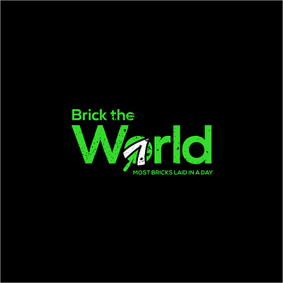 Brick The World Logo 3d animation branding brick the world logo bricktheworldlogo graphic design logo motion graphics ui