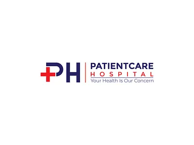 PH letter creative & minimal logo design brand maker branding creative logo design health care logo hospital hospital logo hospital logo design logo logo designer logo maker logos minimalist logo ph letter logo unique logo