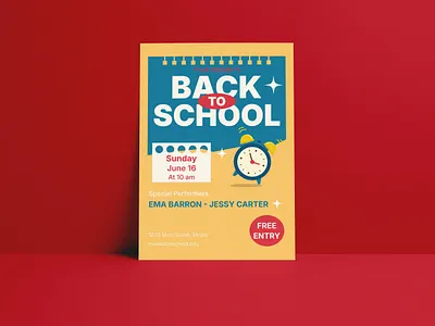 Back To School Flyer. brand branding design designs flyer flyer design flyer designs flyer template flyer templates flyers graphic design print print design print template stationary template