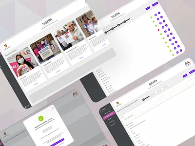 SIGEPA dashboard government mexico socialwork ui ux